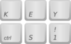 Keyboard Keys Clip Art